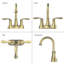Bathroom faucet with 360 degree turn spout-110825948