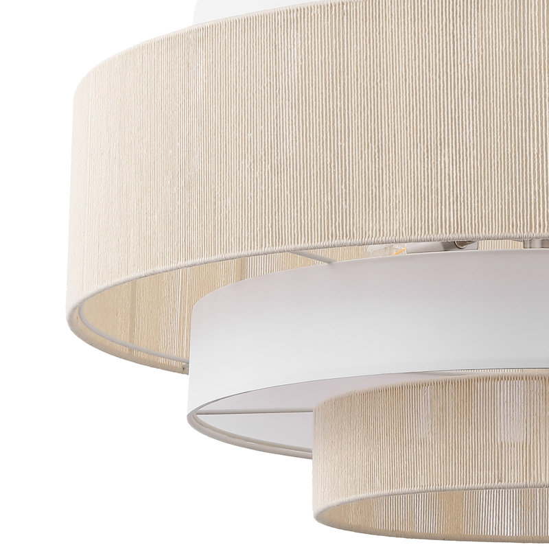 Lustre tambour 30 niveaux à 7 lumières 30 po, 30"