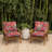 ARDEN earthFIBER Tufted Blowfill Deep Seat Set, 24 x 24