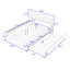 Lit plateforme tapissier avec tête de lit Wildo-906784465-906784464