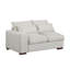 Canapé modulaire en mélange de lin avec 2 repose-pieds en forme de U Tatman-2123427001
