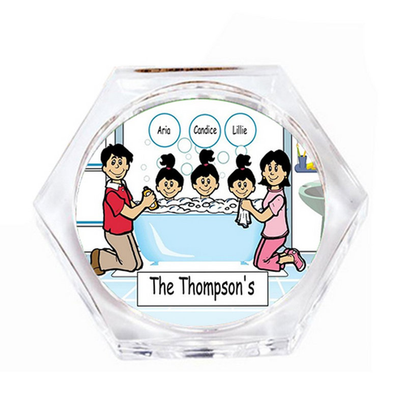 Ensemble de 4 sous-verres personnalisés, Oui