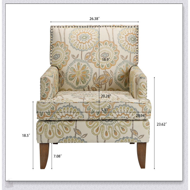 Chaise d'appoint élégante et confortable pour le salon avec tissu doux pour la peau et sièges spacieux