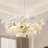 40 " 8-Light Ceramic Ginkgo Leaf Chandeliers-2007504380