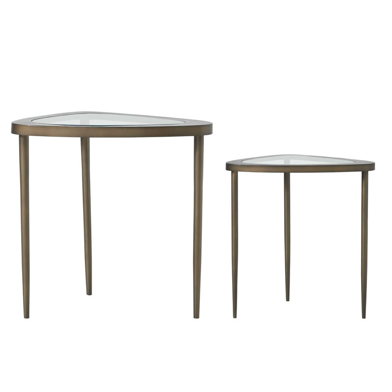  Millar Curved Nesting Tables, S/2