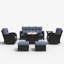 Gainford 7 - Person Outdoor Seating Group with Cushions-2080577253-2080577254