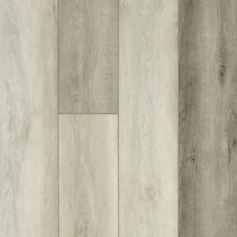 Planche en vinyle WPC de luxe Kronos HD Plus 8,98 po x 72,05 po x 11,9 mm, Chêne blanchi