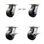 4 Piece Polyolefin Caster Set
