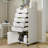 Pasqualine 38'' Tall 5-Drawer and 1-Door Office Storage Cabinet-303392659