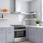 Hotte de cuisine murale 30 pouces 650 CFM convertible en acier inoxydable avec veilleuse