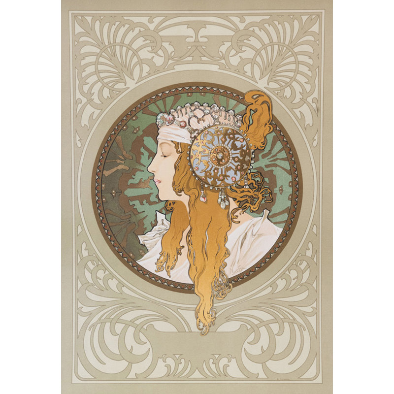 Tête byzantine. La blonde