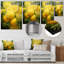 Citron agrume sérénité IV - fruits, art mural en métal-593241110