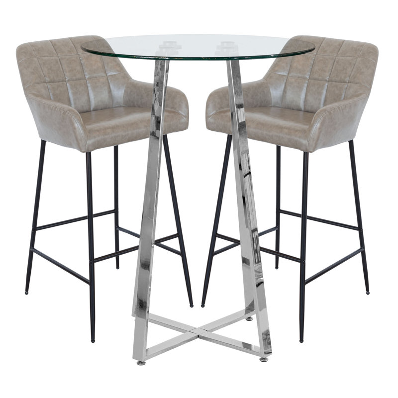 Diddo 2 - Person Dining Set, Taupe