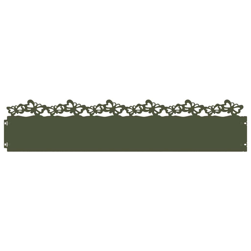 22cm H x 103cm W Steel Hardware, Olive Green