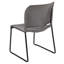 Chaise empilable à dossier plein avec base thermolaquée Oliverson d'une capacité de 880 lb.-829525249-829525248