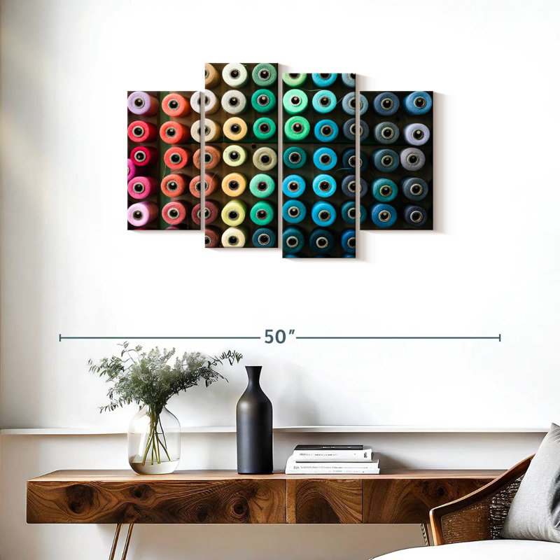Senne Sewing Threads Collection, 22" H x 36" W