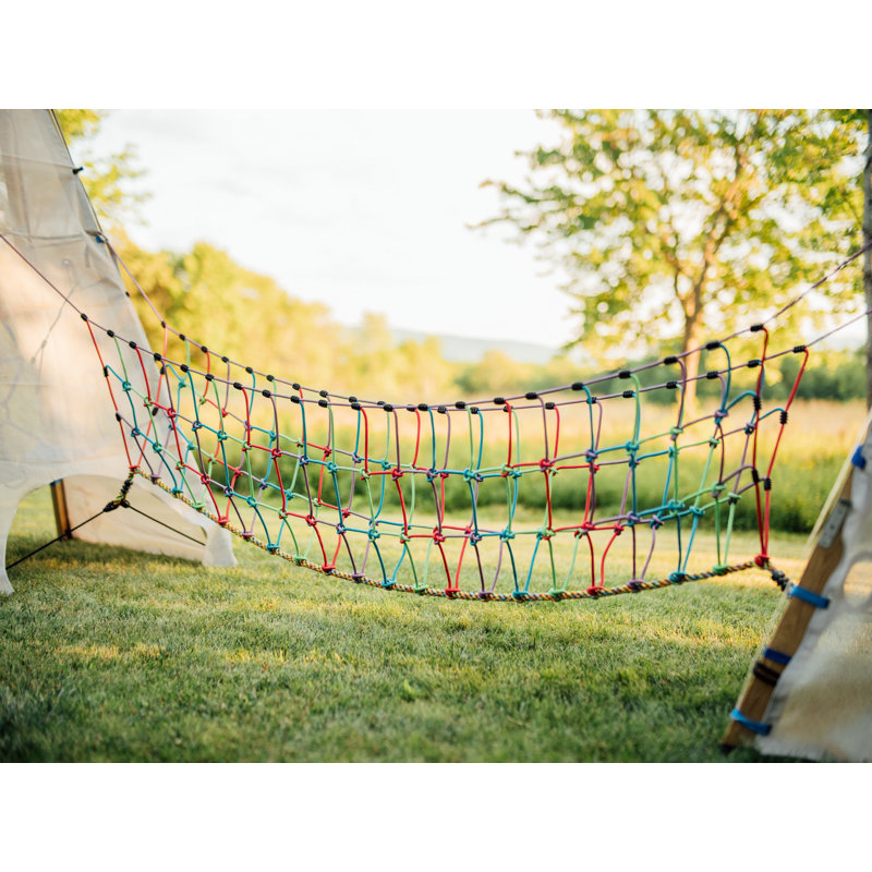 Heavy-Duty UV-Protected Nylon Rambler Rope Bridge