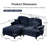 Elegant Mid Century Large Modular L Shaped Sofa-48075368