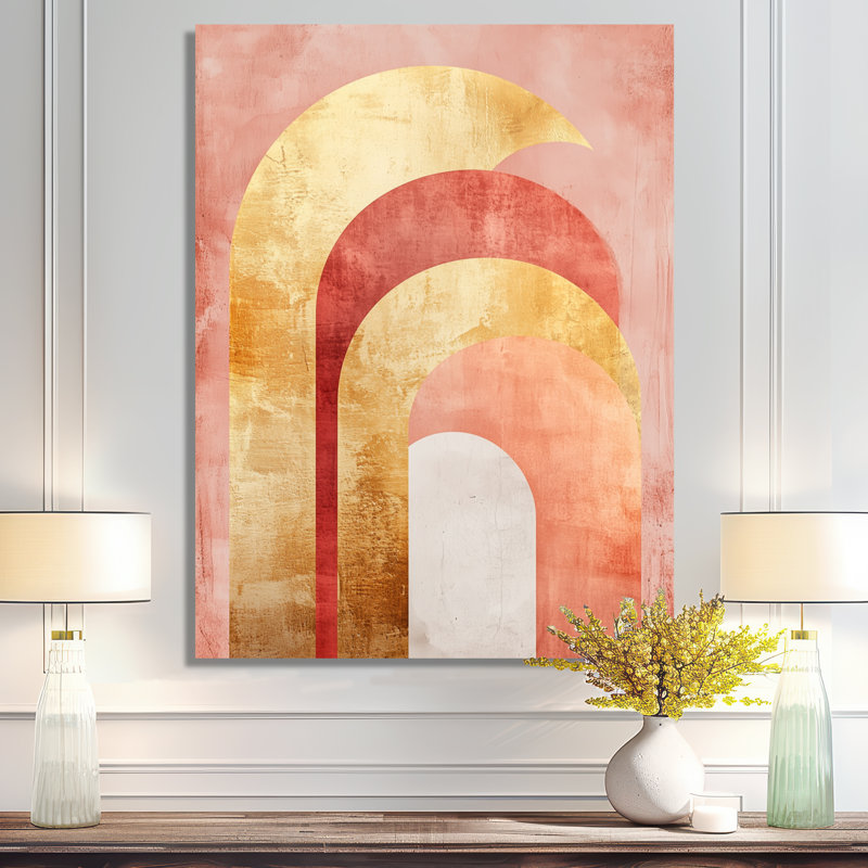 Jadyen - Abstrait moderne transitionnel en métal, impression sur métal moderne, L 12 po x H 20 po