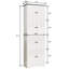 Armoire de rangement blanche à 8 portes et 4 tablettes pour la salle de lavage - pratique avec 8 portes et 4 tablettes pour économiser de l'espace