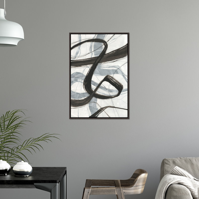 «Dynamic Motion II» par Richard Ryder, peinture sur toile à cadre flottant