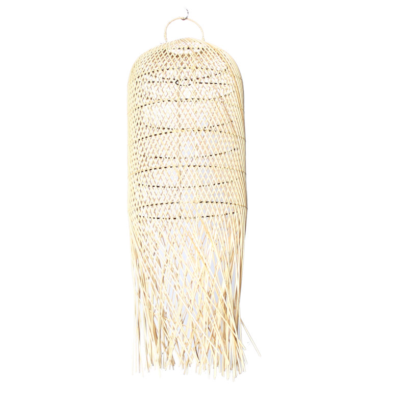 80 cm H Novelty Bamboo Pendant Shade ( Uno ), Natural