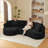 Curved L-Shape Sectional Oversized Sofa-229421129