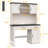 Computer Desk with Built-In Electrical Outlet-168337122