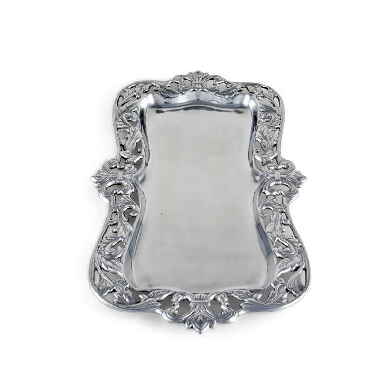 Fleur De Lis Metal Tray