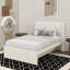 Lit plateforme double avec lit gigogne