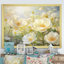 «White Yellow Buttercups Romantic Impression I», reproduction sur toile-1928111269-1928111268