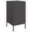 Bedside Cabinet 36x39x68 cm Steel-1427999338