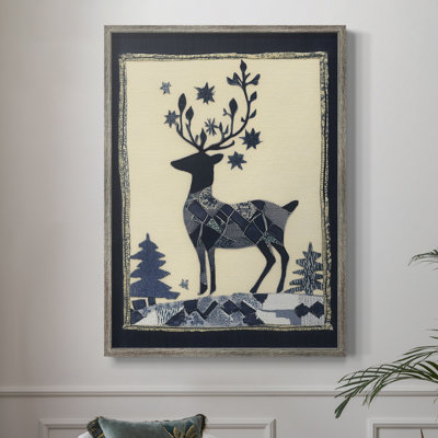 «Christmas Holiday Art DCCLXII», reproduction d'art encadrée - bois massif XMA171284