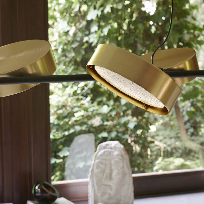 Berlin 4 - Light LED Pendant, Anodic Brass
