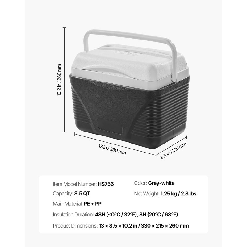 Glacière portative 8,5 pintes