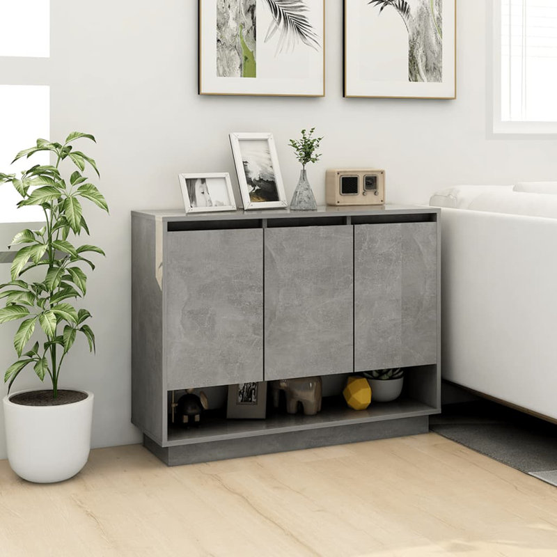 Giarratana 97cm Sideboard, Concrete Grey