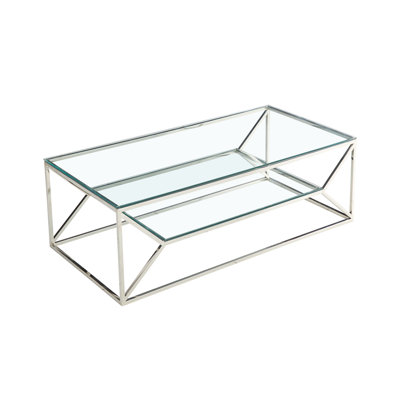 Axavier Clear Glass Coffee Table