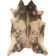 Altraud Performance Hand Hooked Faux Cowhide Animal Print Indoor Rug