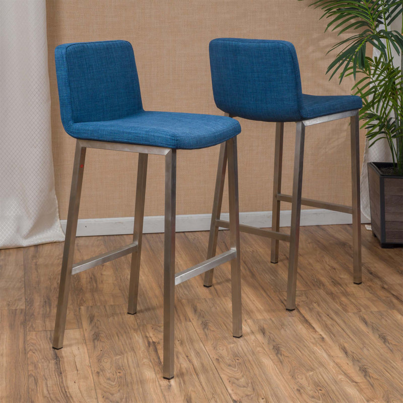 Tabouret de comptoir rembourré Kaitlynmarie