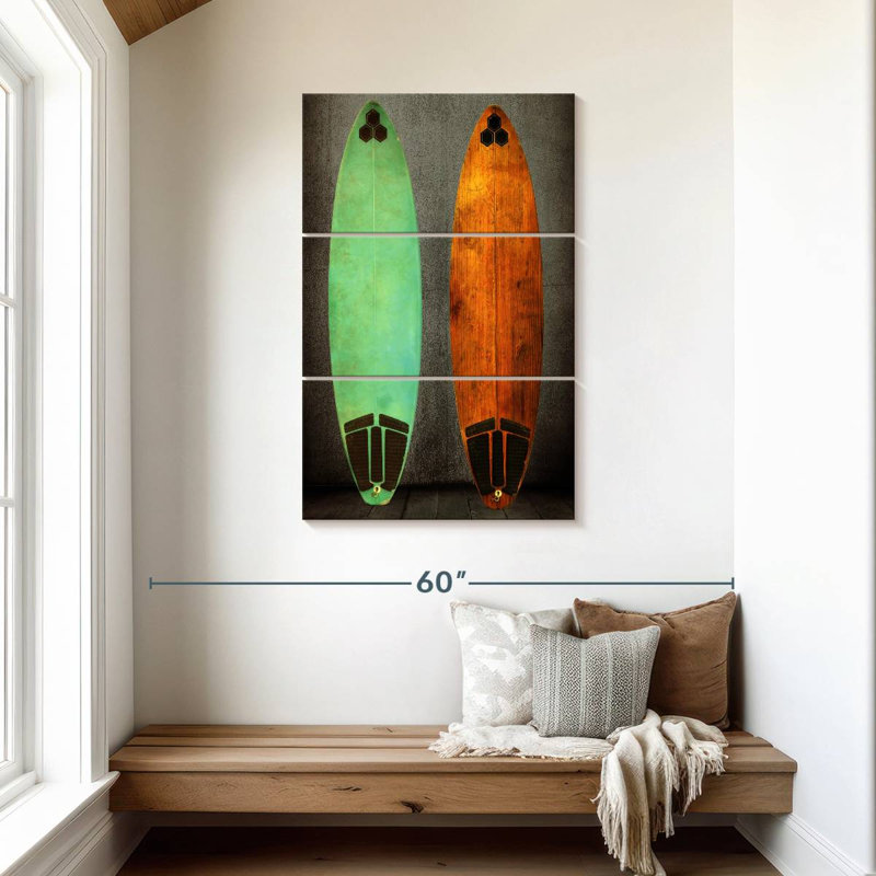 Senne Surfboards Grunge, 45" H x 28" W