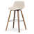 Tissu en polyester aspect lin naturel
