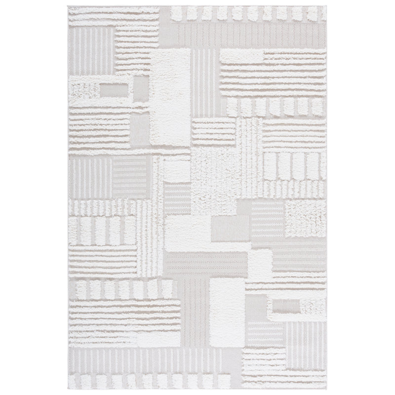 Geometric Shapes Area Rug, Rectangle 122 x 183 cm