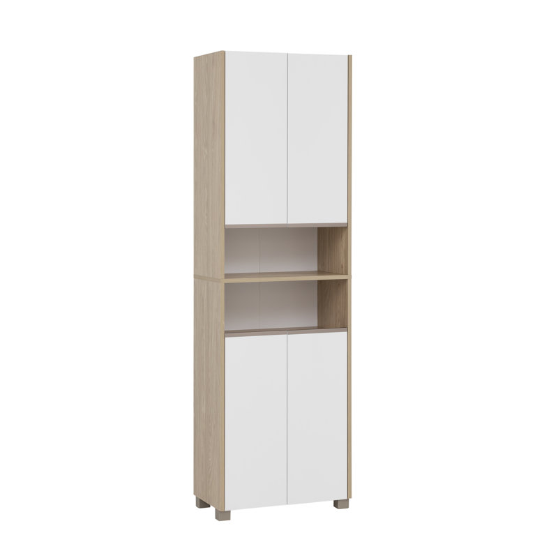 Myalise Floor Mounted Linen Cabinet