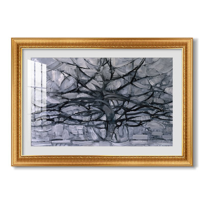 «The Grey Tree» par Piet Mondrian sur toile encadrée sur mesure