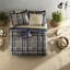 Ensembles de literie à carreaux de qualité supérieure, polyester doux et confortable, style chambre à coucher moderne