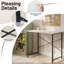 Table d'ordinateur avec bureau en métal-787860044
