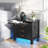 25.6" W Solid Wood Nightstand With 4 - Drawers, Charging Station and Led Light-969852307
