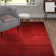 Knag Handmade Wool Carpet In Red