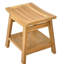 Barcelona 18 in. W Teak Shower Bench