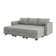 U-Shaped Sleeper Sectional Reversible Modular Sectional Sofa
